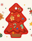 Durable Christmas Tree Cat Scratcher Mat