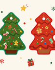 Durable Christmas Tree Cat Scratcher Mat