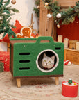 Limited Edition Retro Gift: Cozy Christmas for Your Cat