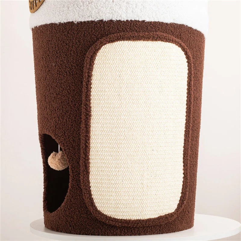 Coffee Cup Cat Tree