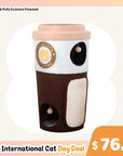 Coffee Cup Cat Tree