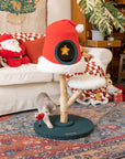 Santa Hat Cat Tree