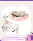 Cozy Flower Desk Cat Bed