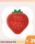 Double-Layer Strawberry Cat Litter Trapping Mat – Keep Your Floors Clean