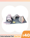 Fish Adventure Cat Sniffing Mat Tunnel