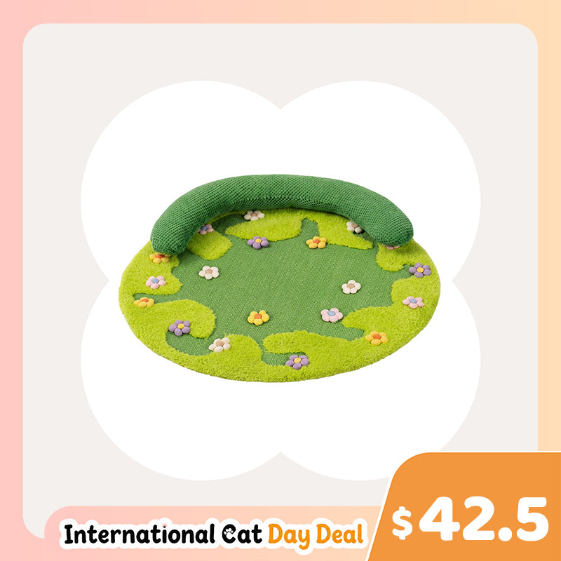 Wildflower Garden Cat Scratcher Mat