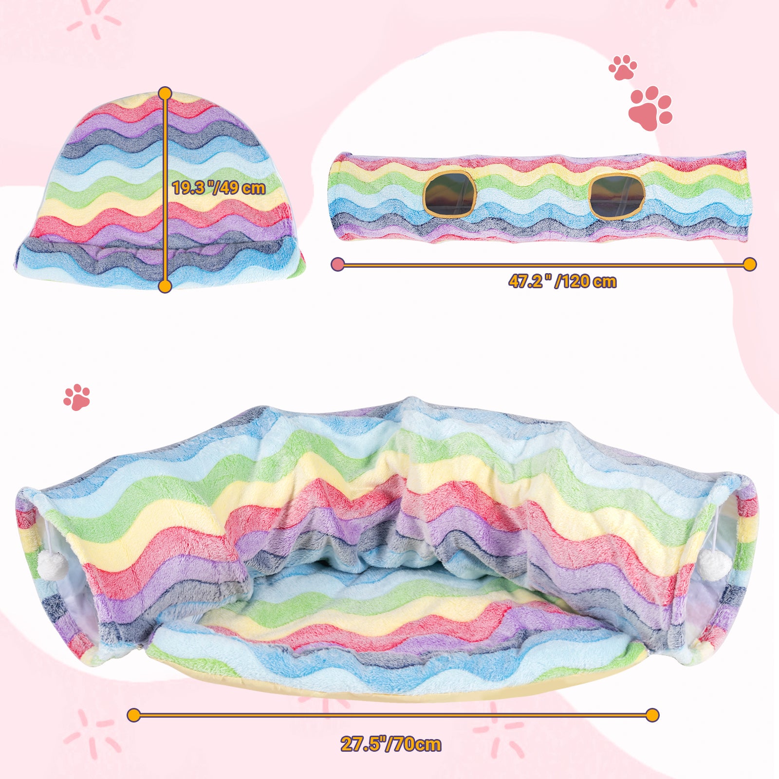 Elves in the Rainbow Cat Tunnel