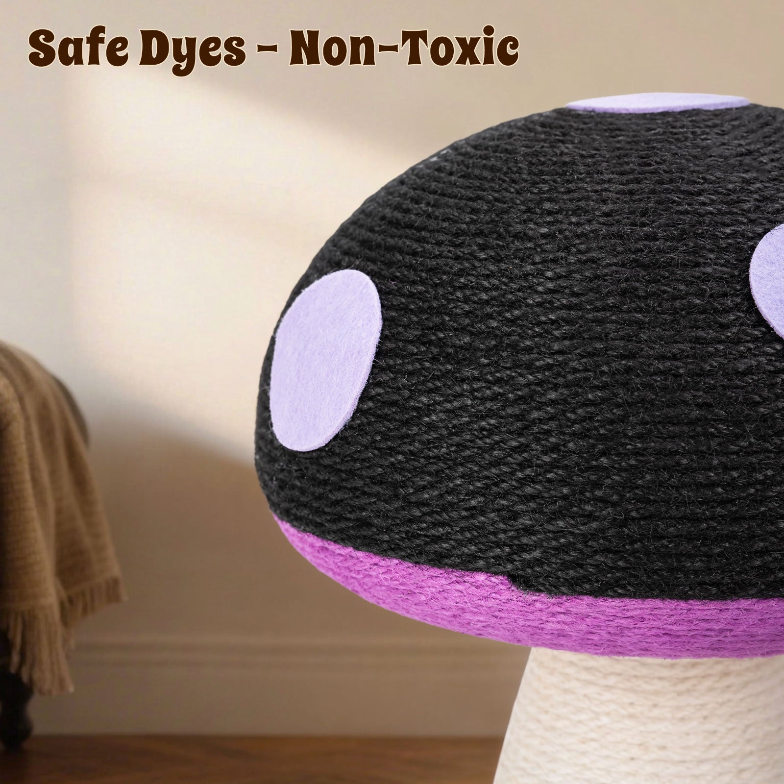 Purple Poison Mushroom Cat Scratcher
