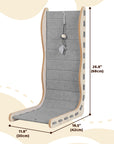 Modern Felt L-Shape Cat Scratcher