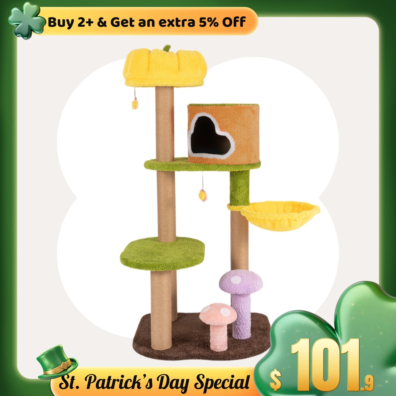 Upgraded Jungle Haven Cat Tree