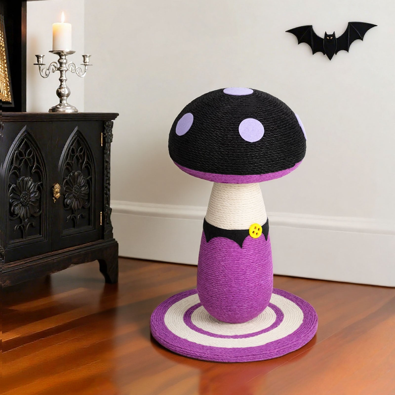 Purple Poison Mushroom Cat Scratcher