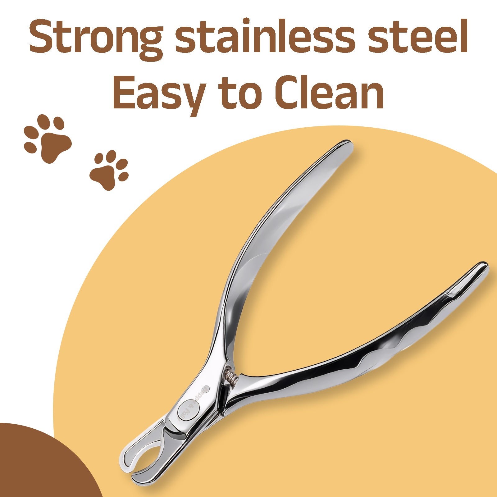 Stainless Steel Pet Nail Clipper with Nail File