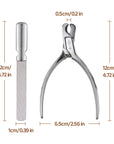 Stainless Steel Pet Nail Clipper with Nail File