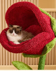 41.7'' Carnivorous Flower-Inspired Cat Tree