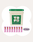 Tofu & Cassava Natural Cat Litter 20lb Bucket with 8 packs Cat Litter Deodorizer