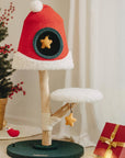 Santa Hat Cat Tree