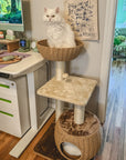 VIP Brown Rattan Cat Tree