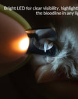 LED Pet Nail Clippers-highlighting the bloodline