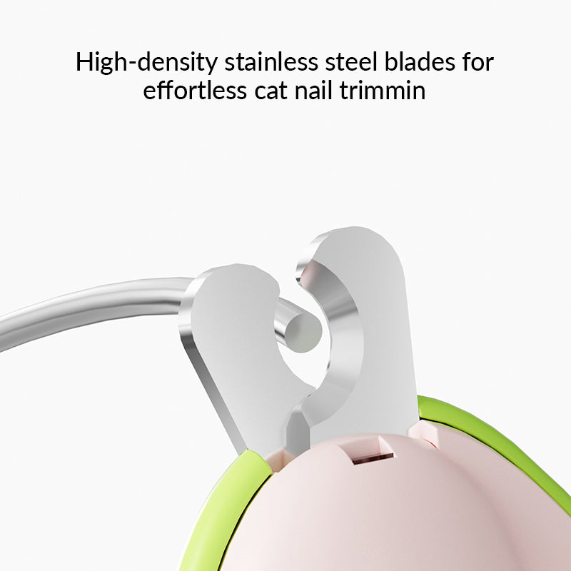 LED Pet Nail Clippers with high-density stainless steel blades