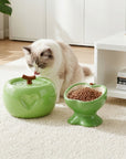 Love Apple Cat Bowl & Fountain Set