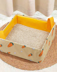 Portable Foldable Cat Litter Box – Perfect for Travel and Easy Cleanup Anywhere