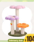 Three Flower Cat Tree