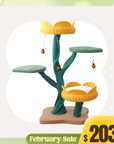 Yellow Tulip Cat Tree