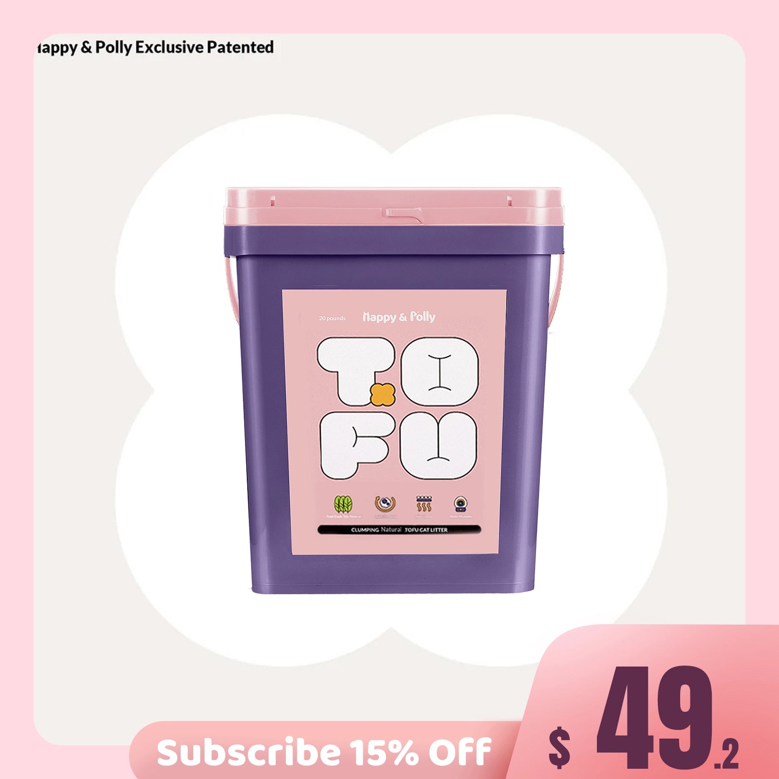 Clumping Natural Tofu Cat Litter