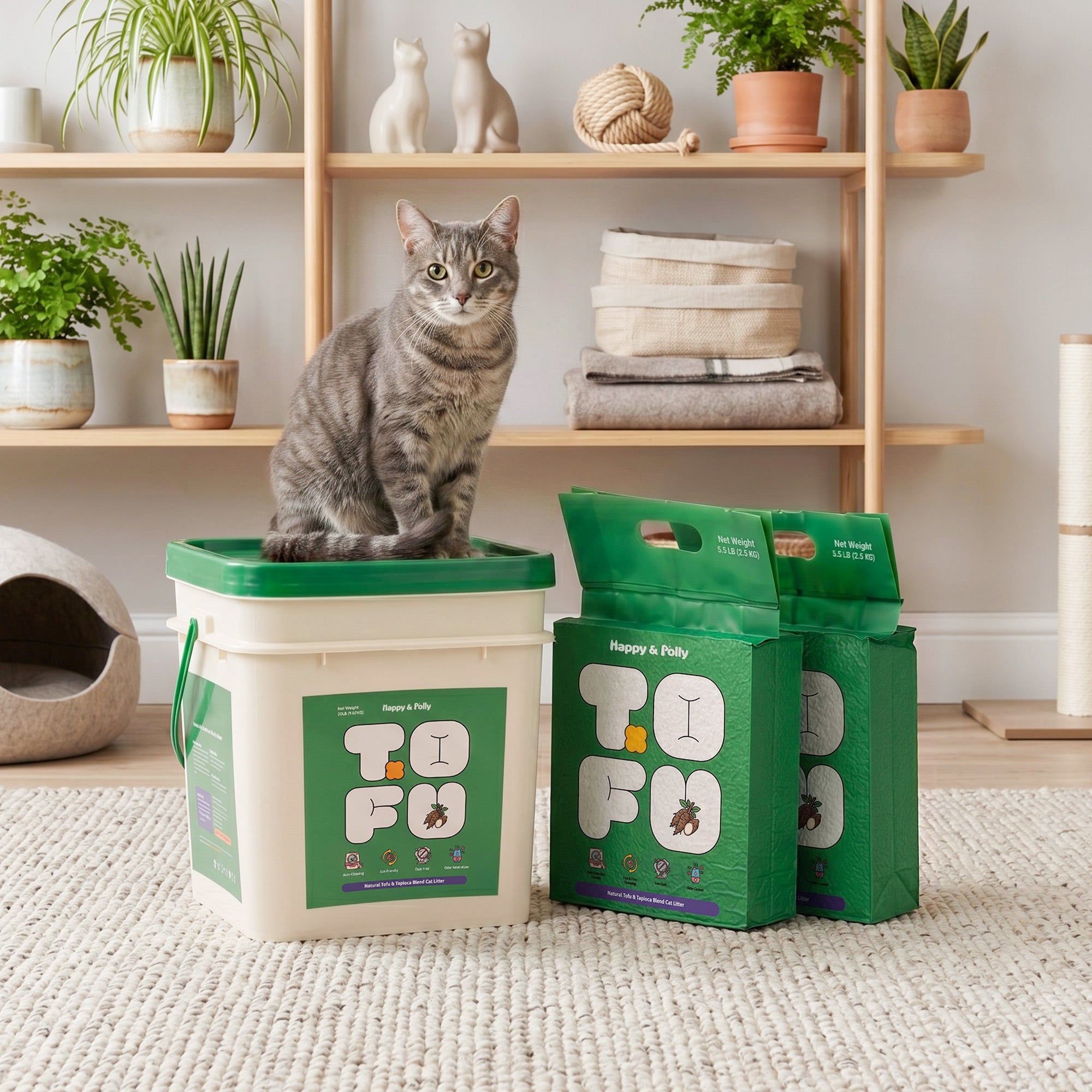 Tofu &amp; Cassava Natural Cat Litter
