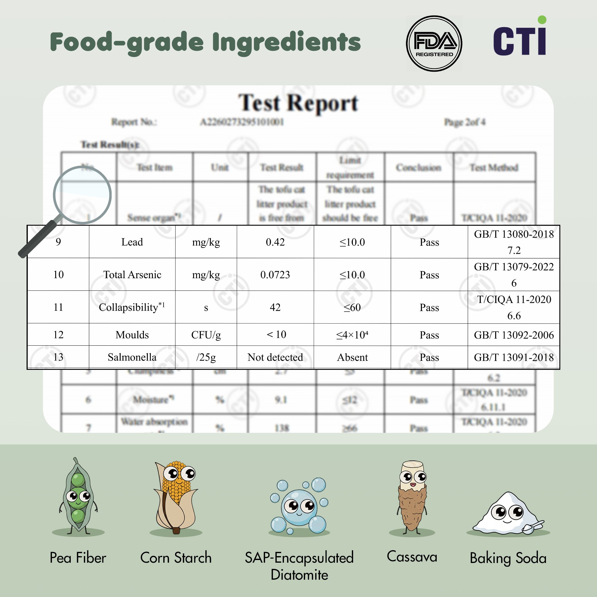 Tofu &amp; Cassava Natural Cat Litter
