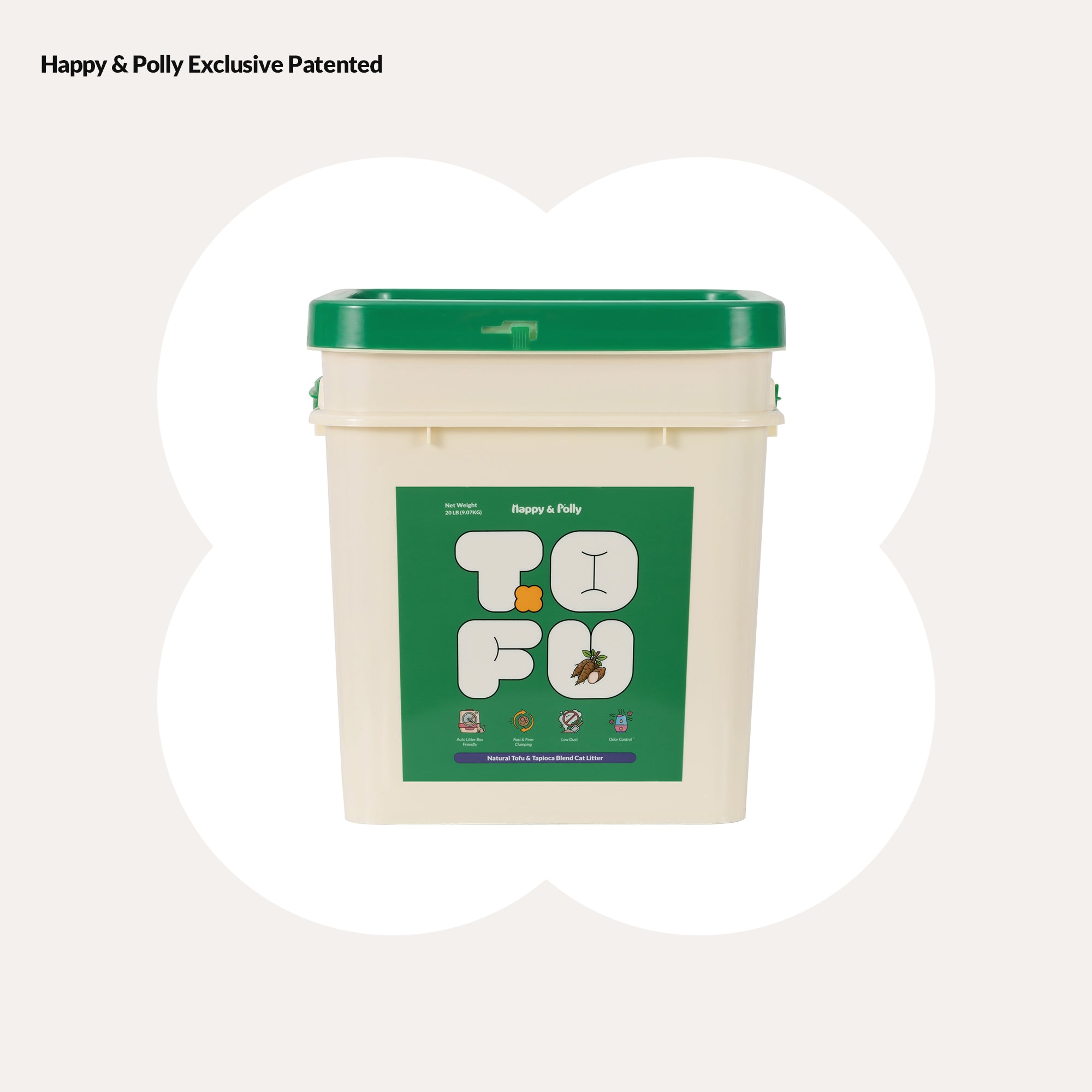 Tofu & Cassava Natural Cat Litter – Happy & Polly
