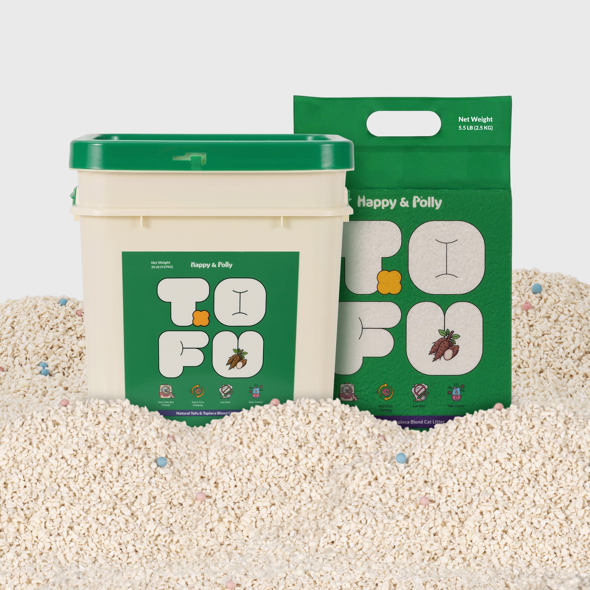 Tofu &amp; Cassava Natural Cat Litter