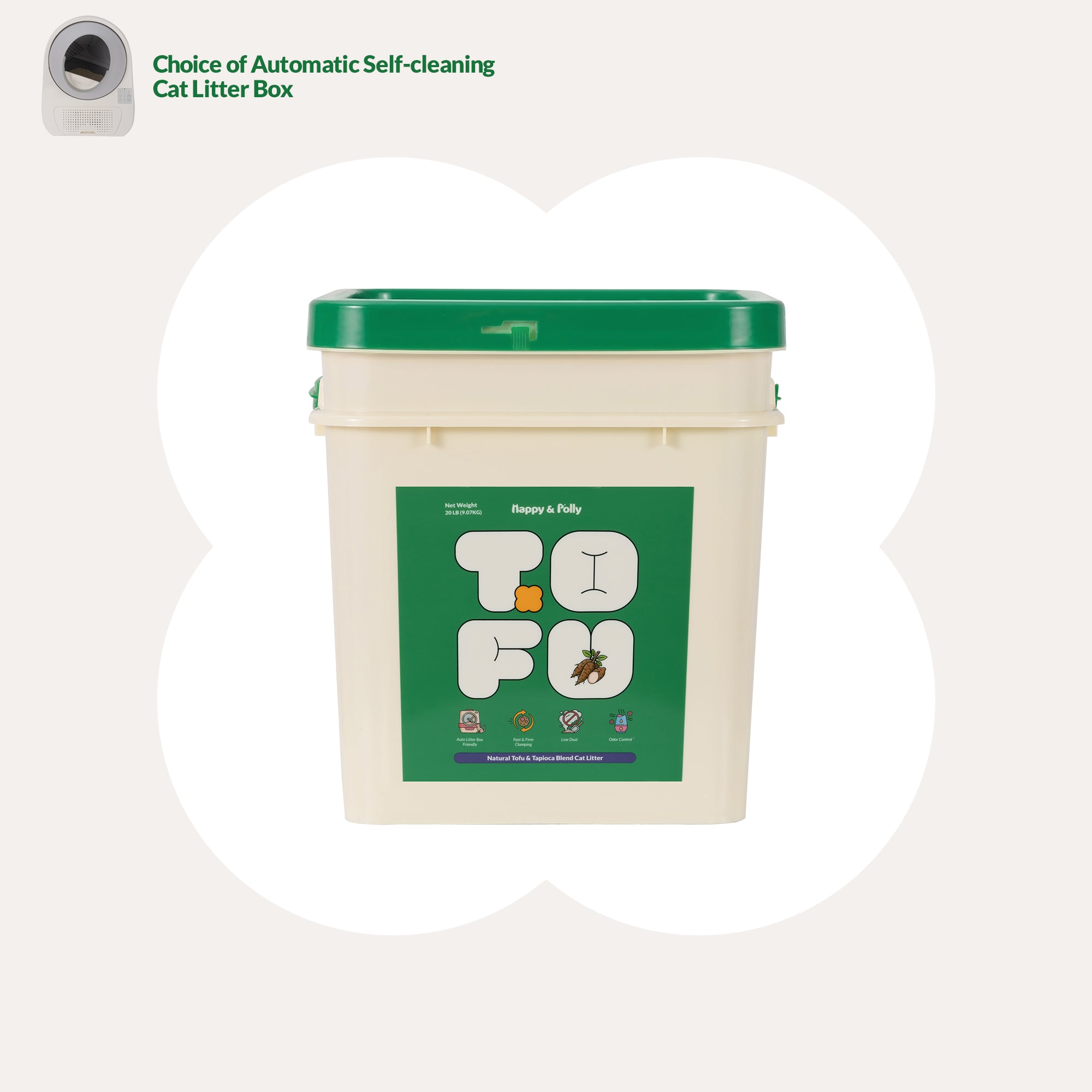 Tofu & Cassava Cat Litter