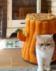 Tree-Shaped Cat Bed indoors