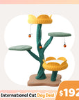 Yellow Tulip Cat Tree