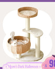 Sleeping in the Bowl Cat Tree