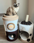 Coffee & Boba Cat Tree Combo