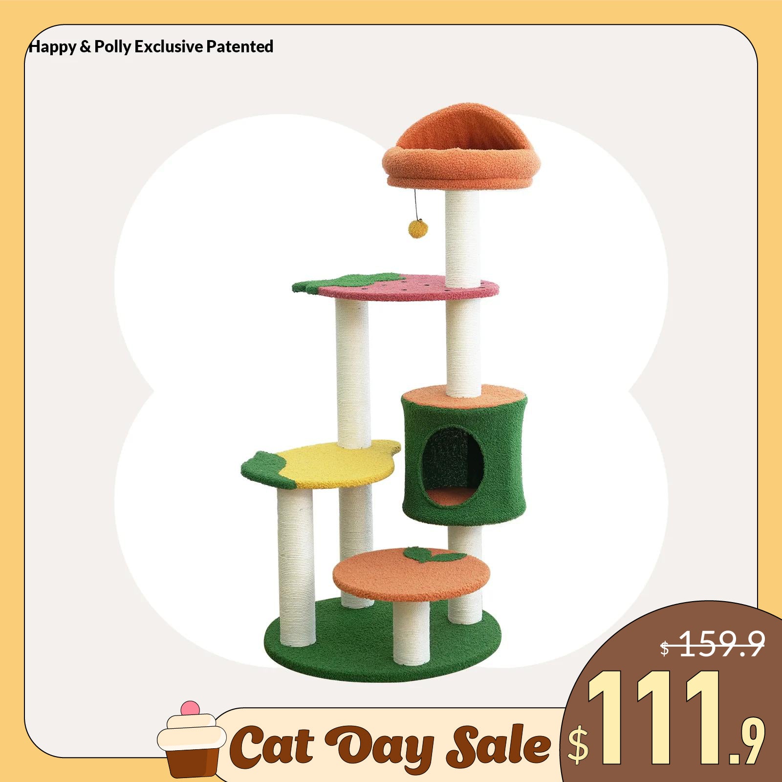 Fruit World Cat Tree