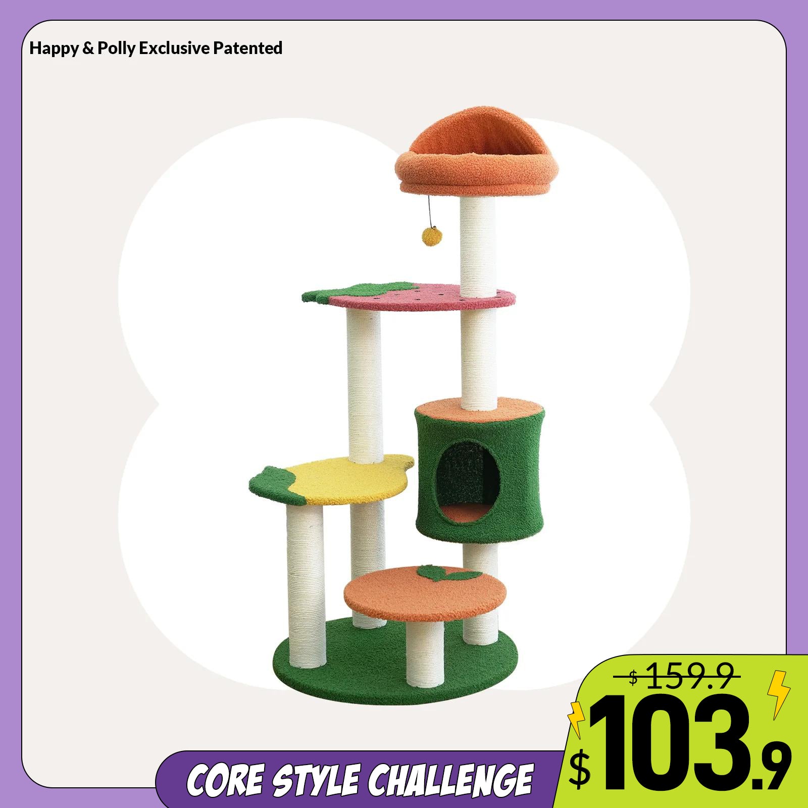 Fruit World Cat Tree