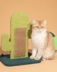 Close-up of the Cactus Cat Scratcher's self-grooming surface, perfect for cats to rub against.