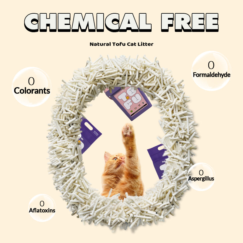 Clumping Natural Tofu Cat Litter