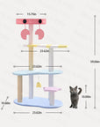 Crab Cat Tree size comparison.