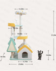 Dream Paradise Cat Tree size comparison.