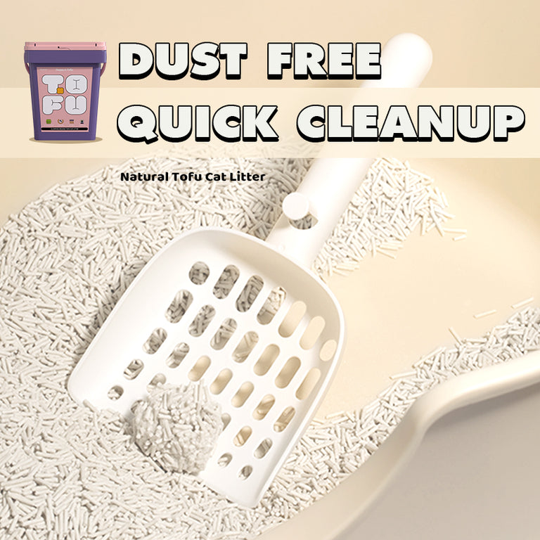Image showcasing Clumping Organic Tofu Cat Litter – Happy & Polly
