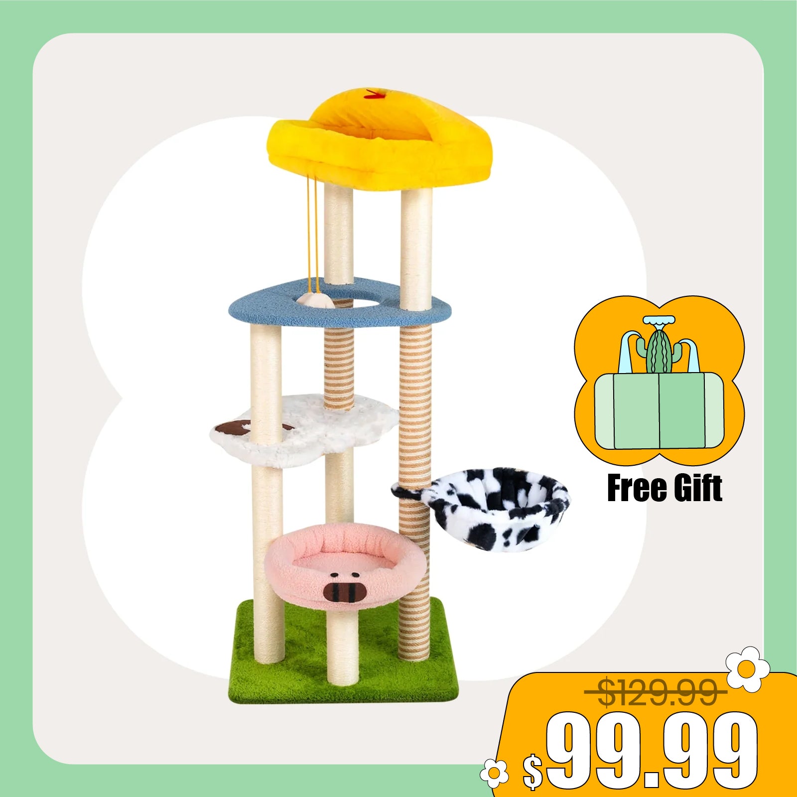 Farmyard Friends Cat Tree