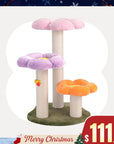 Three Flower Cat Tree