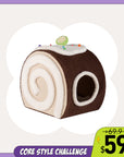 Choco Swiss Roll Cat Cave