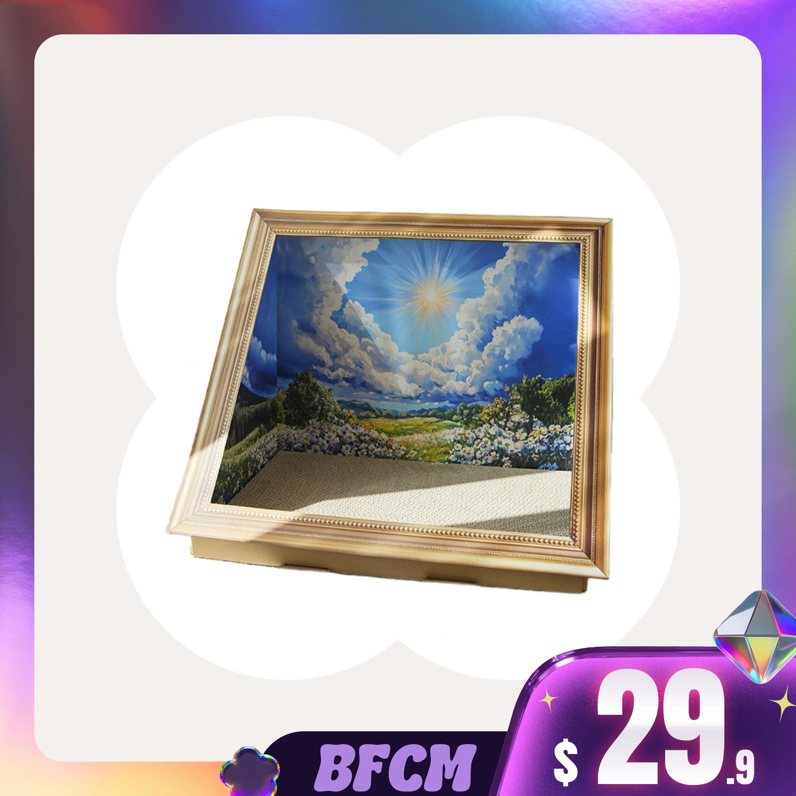 Retro Art Cat Scratcher