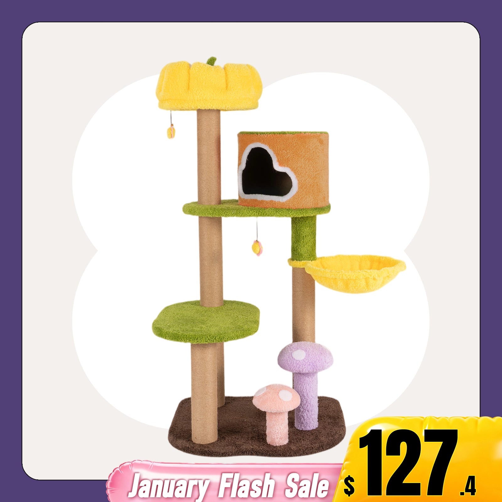 Upgraded Jungle Haven Cat Tree