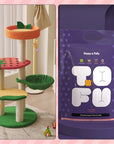 Combo of Tofu cat litter with the Fruit World Cat Tree